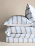 Pure cotton contrast striped waffle bedding set, UK version