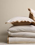 Pure cotton crepe contrast bedding set (British brand)