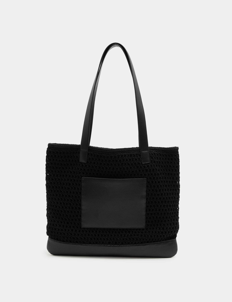 M&S pure cotton crochet tote bag, UK version