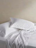 Bedfolk pure cotton deep fitted sheet, imported from the UK