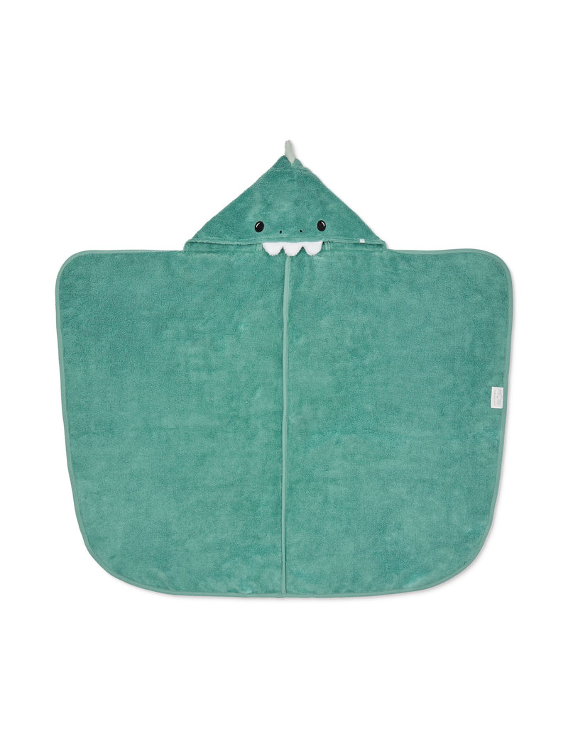 MORI dinosaur hooded toddler towel - British product