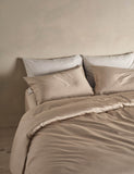 Bedfolk pure cotton duvet cover 300 thread count, imported from the UK