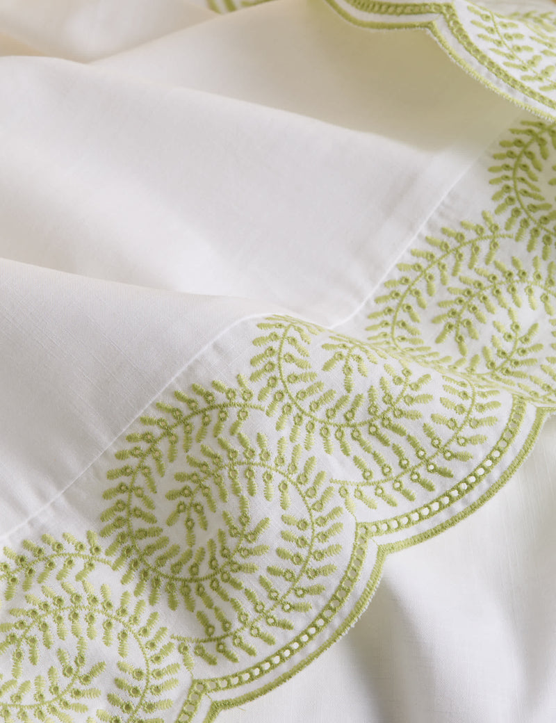 Pure cotton embroidered bedding set - British product