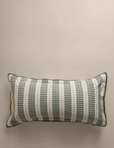 M&S Bolster Cushion Pure Cotton Embroidered Grid- Buy online at McGrocer