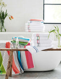 Designers Guild pure cotton embroidered towel, imported from the UK