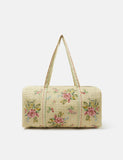 Accessorize pure cotton embroidered weekend bag, UK version