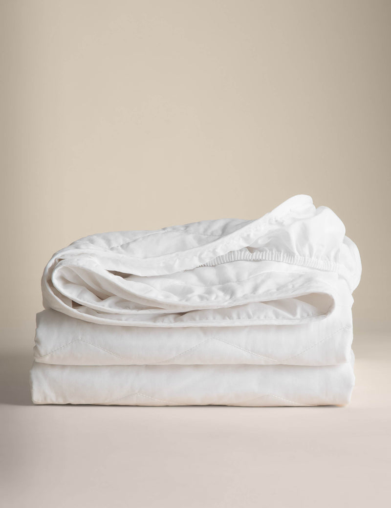 Protège-matelas pur coton extra profond, importé du Royaume-Uni