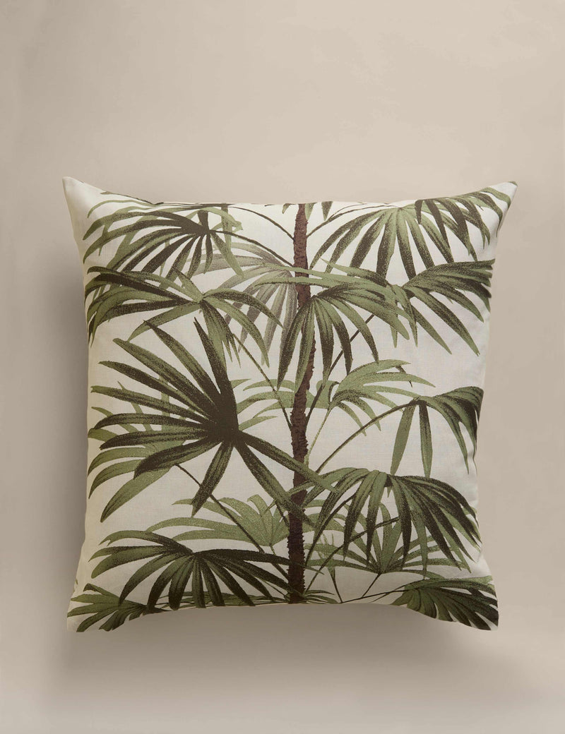 Pure cotton fern tree cushion cover 50cm - British product