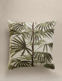 Pure cotton fern tree cushion cover 50cm - British product