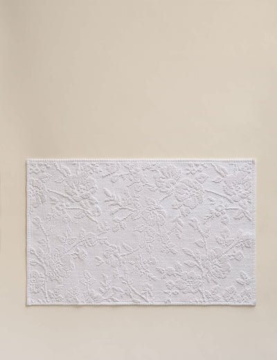 M&S Pure Cotton Floral Bath Mat- Buy online at McGrocer