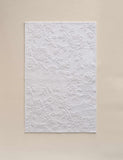 Pure cotton floral bath mat, imported from the UK