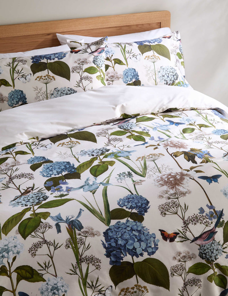 Reine Baumwolle Blumen Bettwäsche Set