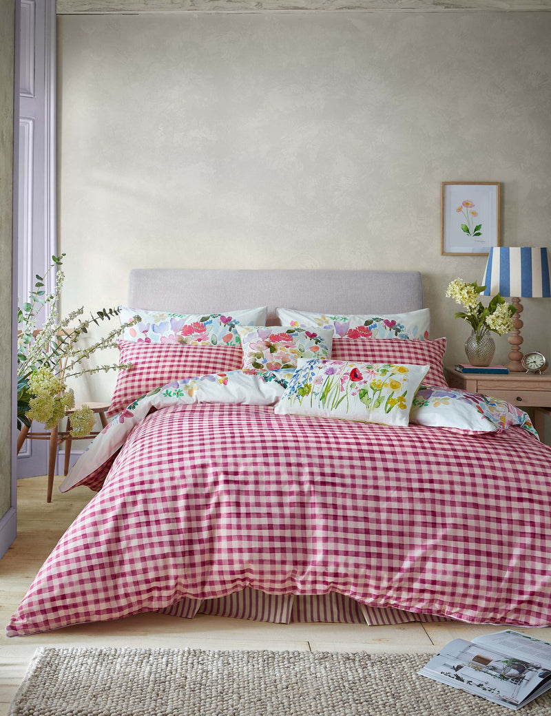 Bluebellgray floral rectangular cushion, imported from the UK
