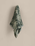 Floral towel in pure cotton 550 GSM British brand