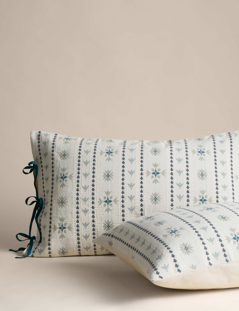 Pure Cotton Gauze Tile Jacquard Bedding Set