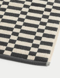 Pure Cotton Geometric Check Towel