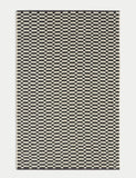 Geometric check bath towel, imported from the UK