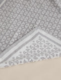 Pure cotton geometric circle bath towel, imported from the UK