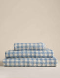 Serviette brodée écossaise en pur coton