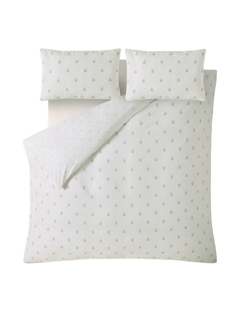 Laura Ashley Harthill Daisy bedding set, pure cotton seersucker (British brand)