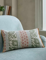 M&S Laura Ashley Pure Cotton Hedingham Stripe Scatter Cushion 30x50cm- Buy online at McGrocer