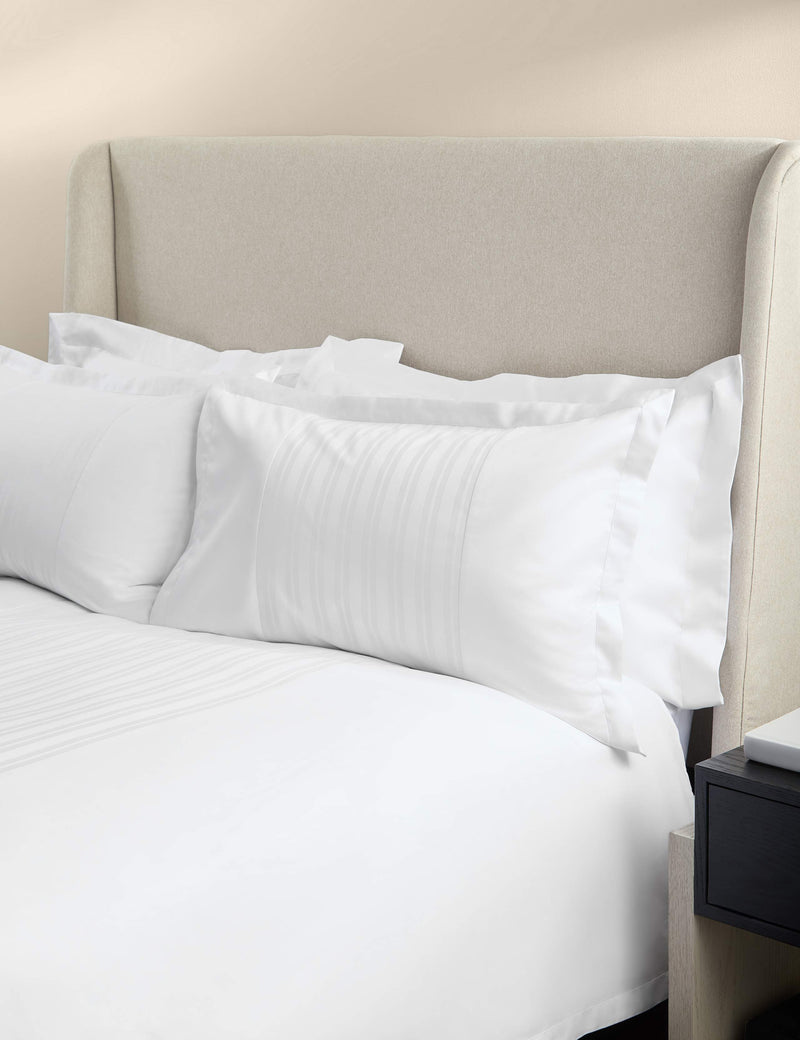 M&S X Kelly Hoppen pure cotton jacquard striped bedding set, imported from the UK