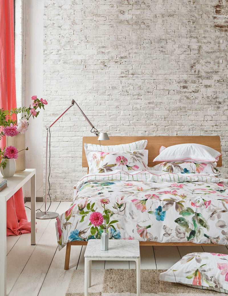 Designers Guild pure cotton Japanese magnolia bedding set, UK version