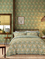 M&S Morris & Co Pure Cotton Laceflower Bedding Set- Buy online at McGrocer