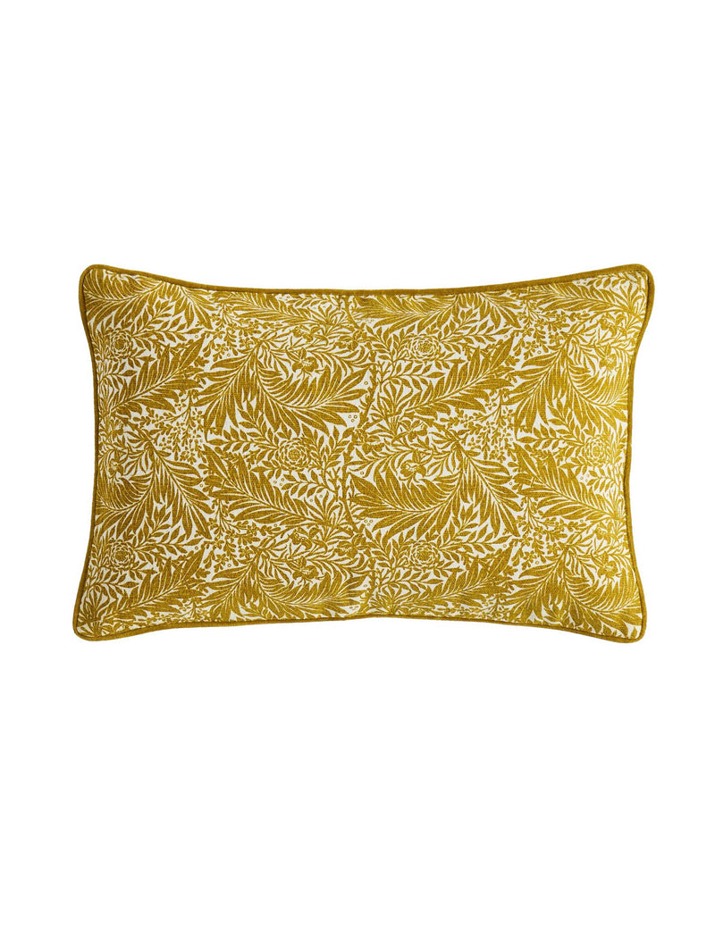 William Morris At Home Larkspur cotton bolster cushion 40x60 cm (British brand)