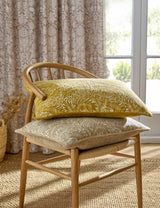 M&S William Morris At Home Pure Cotton Larkspur Bolster Cushion 40x60cm- Buy online at McGrocer