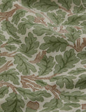 Piglet in Bed pure cotton leaf print duvet cover, UK version