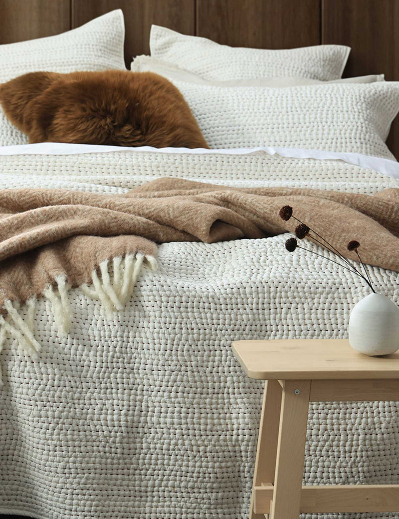 MM Linen pure cotton coverlet set, imported from the UK