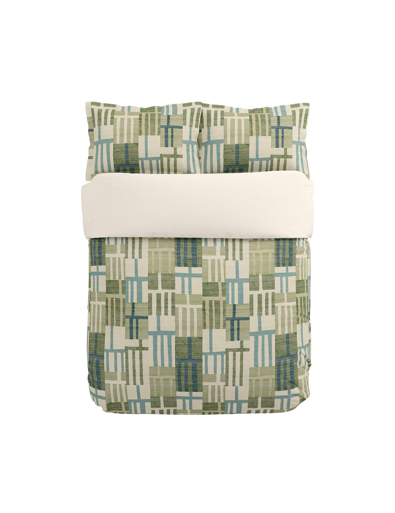 Harlequin Monolith geometric bedding set, imported from the UK
