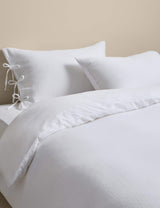 M&S Pure Cotton Muslin Dobby Bedding Set- Buy online at McGrocer