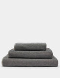 Pure cotton narrow striped bath towel, imported from the UK