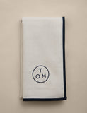 M&S X Tom Kerridge Navy Trim Chef's Cloth 50x103 cm, imported from the UK