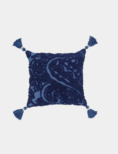 M&S Pure Cotton Paisley Needle Point Cushion- Buy online at McGrocer