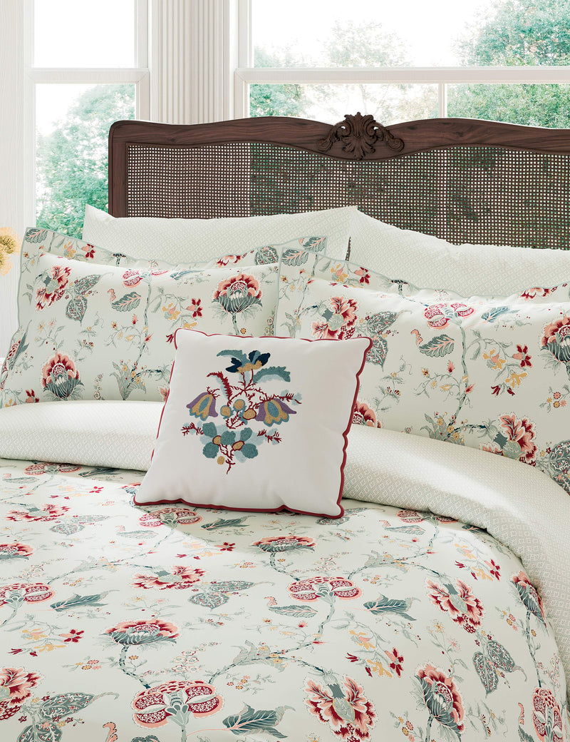 Palampore Trail pure cotton floral bedding set (British brand)