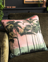 M&S Rockett St George Pure Cotton Palm Paradise Piped Cushion 45 x 45 cm- Buy online at McGrocer