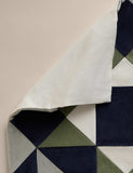 Cotton patchwork cushion cover square 50x50 cm (British brand)