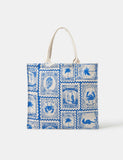 Accessorize printed quilted cotton tote bag, UK version