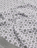 Pure cotton repeat links bath towel, imported from the UK
