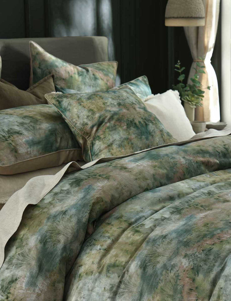 MM Linen Reverie bedding set with watercolour print (British brand)