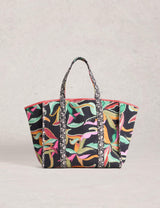 M&S White Stuff Pure Cotton Reversible Printed Tote Bag- Buy online at McGrocer