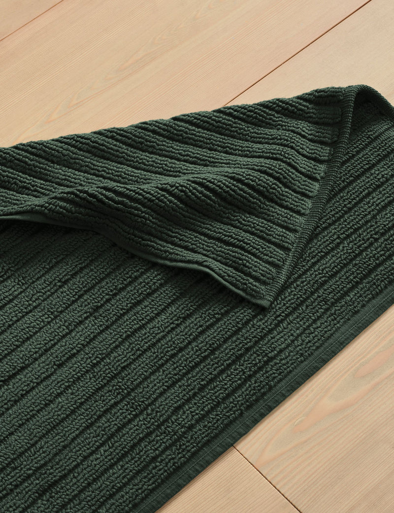 Bedfolk pure cotton ribbed bath mat 80x50 cm, UK version