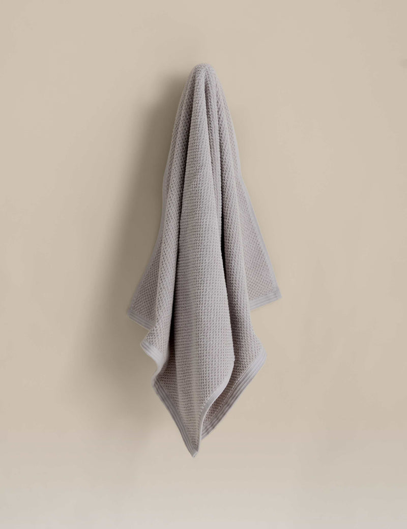 Pure cotton rice weave bath towel 550 gsm, imported from the UK