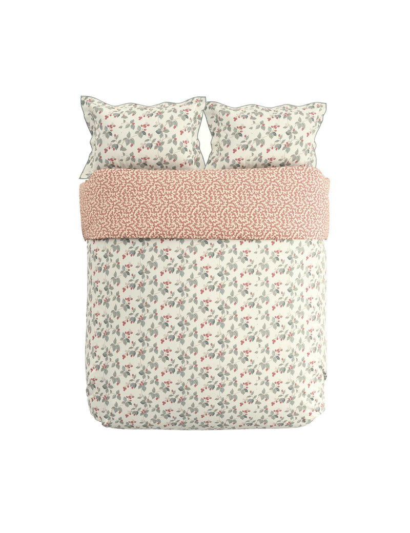 Sanderson Pure Cotton Rubus Bedding Set, imported from the UK