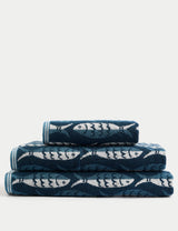 M&S Pure Cotton Sardines Bath Towel- Buy online at McGrocer