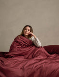 Bedfolk pure cotton sateen duvet cover (British brand)