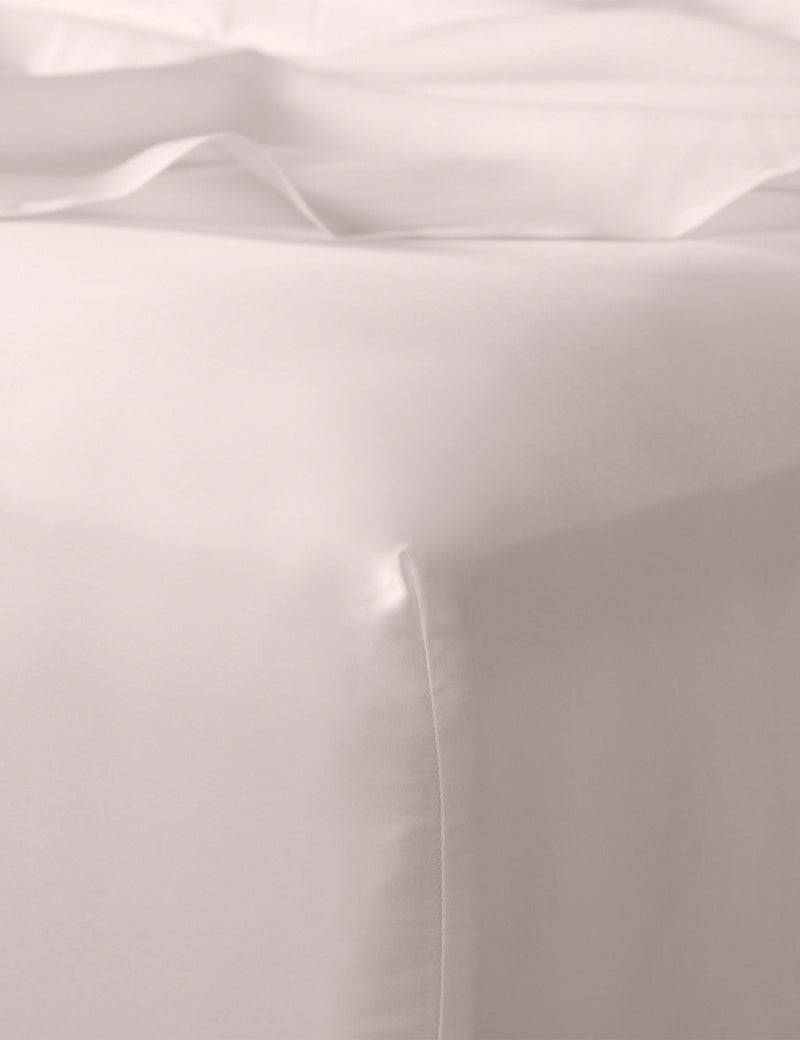 Bedfolk pure cotton sateen deep fitted sheet, UK version